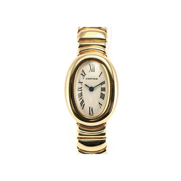 Cartier Mini Baignoire W15109D8 K18 Quartz Watch　