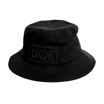 Dior Jack Kerouac 100% Cotton Black Bucket Hat Cap 3S632