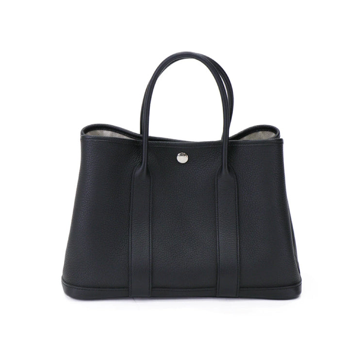 Hermes Garden Party 30 TPM Negonda Black Y Hand Bag Jsw23
