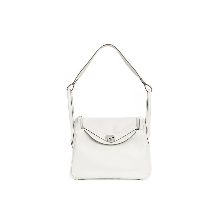 Hermes Lindy 26 Verso Swift Gris Pale B Shoulder Bag 3S990