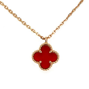 Van Cleef & Arpels Sweet Alhambra 18K Rose Gold Necklace 4S041