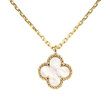Van Cleef & Arpels Sweet Alhambra 18K YG Necklace Jsw24