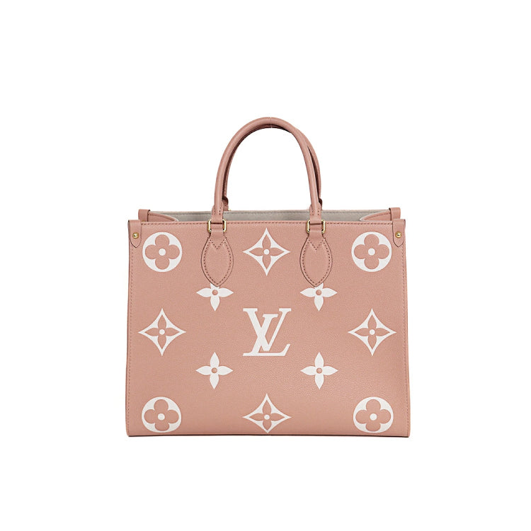Louis Vuitton OnTheGo MM Monogram Bicolor Tote Bag 4S339